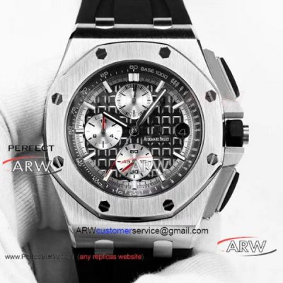 Perfect Replica Audemars Piguet Royal Oak Offshore 44mm Watch SS Black Dial